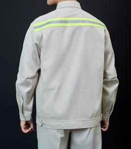 FMF Ensemble de vêtements de travail de sécurité anti-rides du Vietnam beige à manches longues et anti-rétrécissement de haute qualité pour femmes - Product Image 4