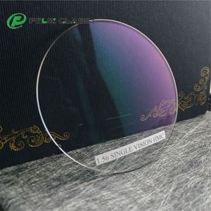 Vente en gros d'usine, lentilles en résine photochromique personnalisées 1,56, revêtement vert HMC, lentilles monoculaires, couleur claire - Product Image 3