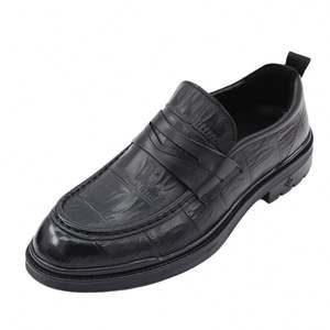 Chaussures habillées élégantes haut de gamme pour hommes, en cuir véritable, confortables, légères, respirantes et antidérapantes, idéales pour l'automne - Product Image 4