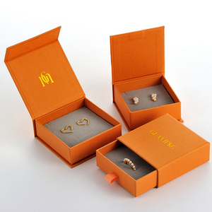 GALMPKG Factory Luxury Cardboard Bracelet Necklace Ring Magnetic Foldable Jewelry Packaging Drawer Sliding <b>Box</b> - Product Image 3