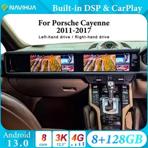 NaviHua 12.3" Dual Screen Multimedia Android Car Radio Carplay Navigation Entertainment Headunit for Porsche Cayenne 2011 2017 - Product Image 2