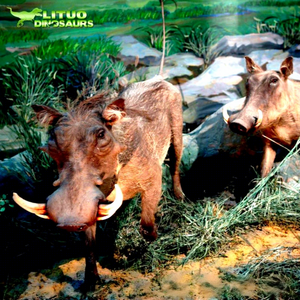 Robot animal de simulation grandeur nature pour exposition muséale, <span class=keywords><strong>sanglier</strong></span> - Product Image 1