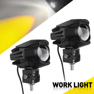 Paire de lampes de travail LED blanches 3 pouces 120W, faisceau large et focalisé, pour voiture, camion, bateau, bus - Product Image 4