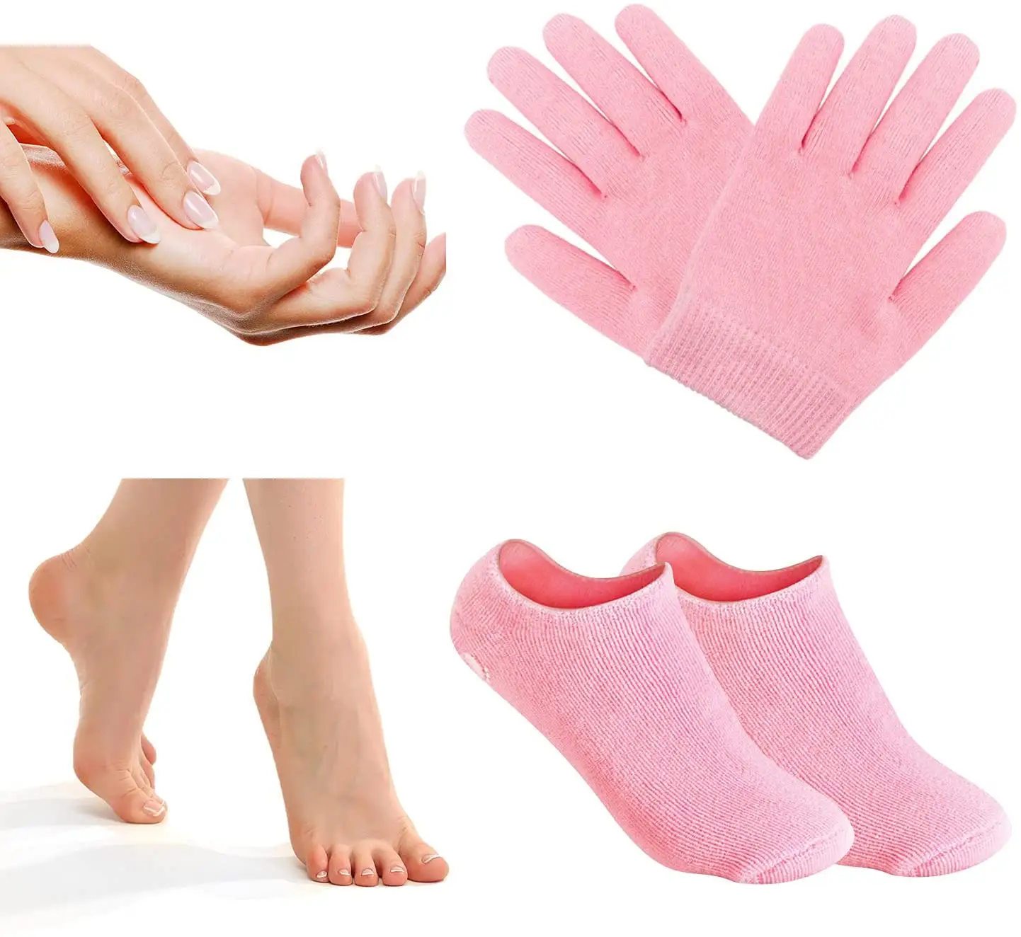 Mềm Giữ Ẩm Spa Gel Vớ Chăm Sóc Chân Silicone Gel Vớ Làm Đẹp Và Chăm Sóc Cá Nhân Cho Bàn Chân Và Bàn Tay