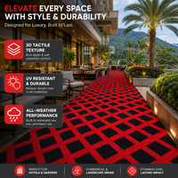 Décoration et fournitures de mariage, tapis en herbe artificielle, motifs 3D, rouleaux de gazon pour les célébrations de Noël, gazon synthétique