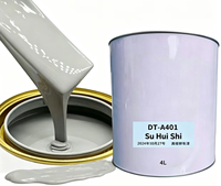 Mastic NC facile à utiliser avec peinture de voiture de couleur jaune boue Performance exceptionnelle Remplisseur NC 1K Masilla de finition automobile