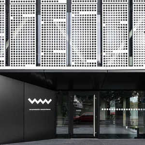 Panneaux de mur-rideau en aluminium perforé anodisé, design minimaliste, anti-corrosion, façade extérieure - Product Image 5