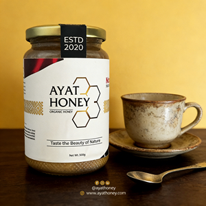 Miel Blanca Premium Ayat Original Pura, 100% Orgánica, de Alta Altitud, con Antioxidantes Naturales para un Estilo de Vida Saludable y Nutrición Diaria - Product Image 2