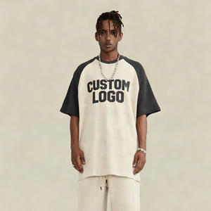 Camiseta de Cuello Redondo Unisex de Alta Calidad, Tejida, con Logotipo Personalizado Impreso, Nuevo Estilo con Hombros Caídos, 100% Algodón, Corte Holgado y Económico - Product Image 3