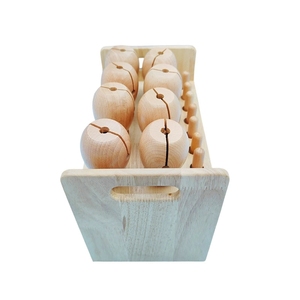 Kit de percussion en bois en gros, 8 pièces avec maillets et support portable, pour l'apprentissage musical préscolaire - Product Image 1