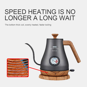 กาต้มน้ำไฟฟ้า <span class=keywords><strong>Timemore</strong></span> 800 มล. สแตนเลส ปรับอุณหภูมิได้ หัวกาต้มแบบคอห่าน สำหรับชงกาแฟดริป - Product Image 5