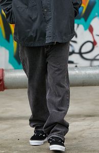 Pantaloni Jeans da Uomo Dritti e Larghi Stile <span class=keywords><strong>Streetwear</strong></span> con Lavaggio <span class=keywords><strong>Vintage</strong></span> Venduti all'Ingrosso - Product Image 6