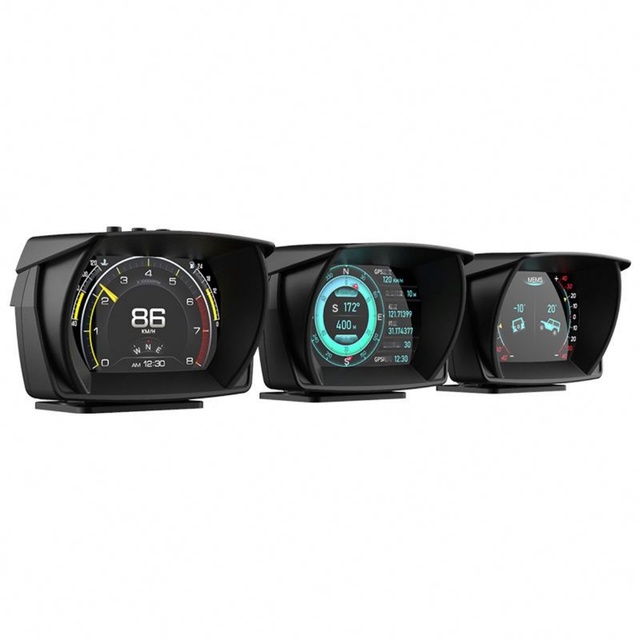 Navihua Hot Selling Multiple Interface OBD GPS Heads up Display Speedometer Smart Gauge OBD2 Car Gps Speed Display OBD2 HUD