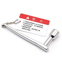 Clé triangulaire universelle pour porte d'ascenseur, diamètre intérieur 13 mm, pièces d'ascenseur pour hôpital, villa, appartement, hôtel