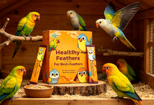 Poudre de soin pour plumes d'oiseaux en gros, supplément nutritionnel pour animaux de compagnie, 30 bâtonnets pour perroquets, pigeons, pinsons, soutien à la condition et à la reproduction - Product Image 2