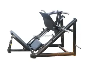 Máquina de construção corporal comercial, 45 graus de imprensa para equipamento de ginástica