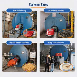 Nouvelle <span class=keywords><strong>chaudière</strong></span> à vapeur horizontale à tubes de feu, à <span class=keywords><strong>gaz</strong></span> ou à mazout, de 4 à 6 tonnes, automatique, basse pression, à économie d'énergie - Product Image 4