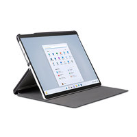 Étui pour tablette Pure Colour pour Surface Pro 9 8 7 6 5 4 Go 3 2 avec sangle de maintien, housse en cuir simple pour affaires, Pbk213 Laudtec, vente en gros OEM/ODM/marque privée