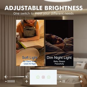 WiFi Smart Touch Dimming Switch Panel 2.4Ghz AC110-240V Tuya Smart Remote Control Wireless For Home Lighting - Product Image 3
