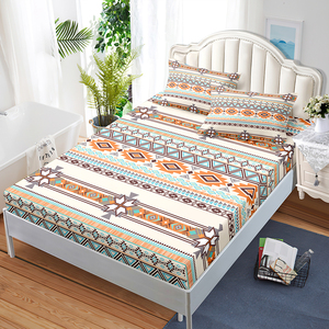 Tapis de lit en microfibre de style bohème imprimé numérique 3D, motifs personnalisés, 500TC, lavable en machine, toutes saisons, pour usage domestique - Product Image 6