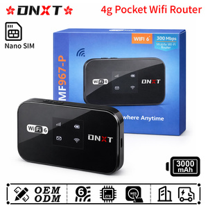 Router Wifi Portátil DNXT 4G, WiFi6 300Mbps, Mifi de Bolsillo, WPS, Router 4G con Sim, Modo AP, Dispositivo Wifi de Bolsillo 4G para Uso en Fiestas - Product Image 1