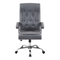 Chaise de bureau de direction moderne de luxe, ergonomique, confortable, en cuir PU