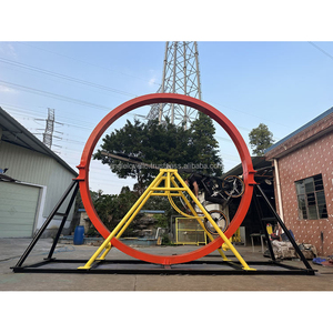 Équipement d'amusement extérieur populaire non alimenté à 360 degrés rotatif en acier et métal balades à vélo pour centre commercial utiliser ISO - Product Image 2