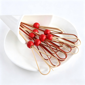 Brochetas de Bambú Desechables de Longitud Personalizada al Mejor Precio para Decoración de Frutas en Restaurantes y Comida para Llevar - Product Image 4