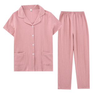 <span class=keywords><strong>Conjunto</strong></span> de ropa de dormir para <span class=keywords><strong>parejas</strong></span>, <span class=keywords><strong>pijamas</strong></span> de algodón 100% para casa, otoño e <span class=keywords><strong>invierno</strong></span>, nuevo estilo - Product Image 1