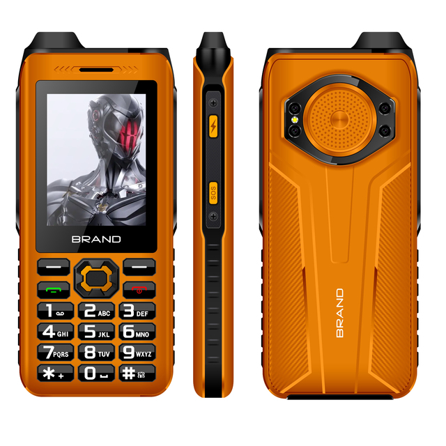 5000mAh Mobile Phone with Four Sim Cards and Power Bank Function