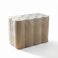 Papier toilette en bambou biodégradable gaufré, 2-4 plis, 100% pâte de bois, vente chaude, personnalisé, directement de l'usine
