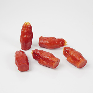 Colgante de PVC con forma de pata de cerdo en miniatura, un accesorio de comida realista, un divertido llavero para mochilas, teléfonos y diarios. - Product Image 5