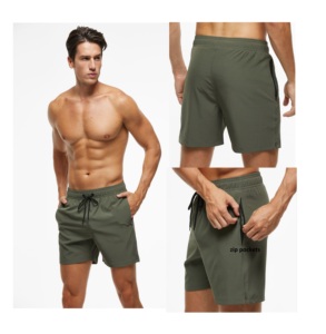 กางเกงขาสั้นชายหาดผ้าแคนวาสทรงสปอร์ตเอวกลาง ยืดได้<span class=keywords><strong>สี</strong></span>่ทิศทาง มีกระเป๋าซิป ระบายอากาศได้ดี เป็นมิตรกับสิ่งแวดล้อม <span class=keywords><strong>รีวิว</strong></span>ดี - Product Image 2