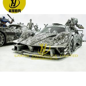 Gran tamaño al aire libre jardín Parque decoración <span class=keywords><strong>Corten</strong></span> acero Pino cono escultura gigante Robot escultura Coche - Product Image 4