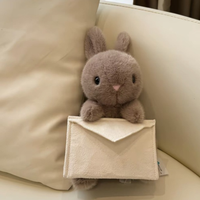 Peluche Jelly Cat Messenger Bunny, poupée mignonne, cadeau de vacances pour célébrités d'Internet, vente en gros transfrontalière