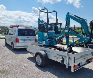 <span class=keywords><strong>Mini</strong></span>-excavatrice Yanmar certifiée UE 7,2 kW - MARQUE CHINOISE SWE08B, conception étroite <span class=keywords><strong>de</strong></span> 750 mm - Product Image 1