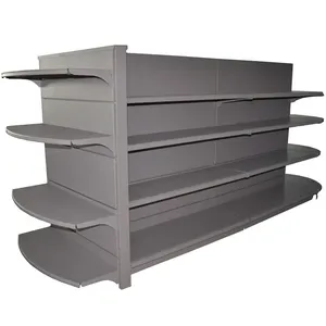 Estantes modernos para tiendas minoristas Estante de supermercado de varios <span class=keywords><strong>colores</strong></span> de doble cara - Product Image 1