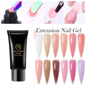 Độ bóng cao Poly gel cho ngay lập tức cắt sửa móng tay không có <span class=keywords><strong>Top</strong></span> Coat yêu cầu LED nguồn thời gian tiết kiệm DIY thiết kế phong cách Nail mở rộng - Product Image 4