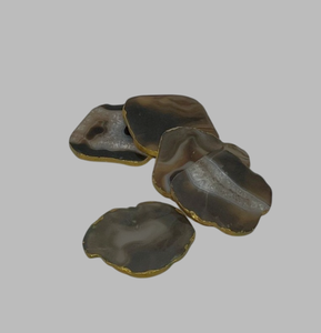 Ensemble de sous-verres élégants en résine, design moderne, luxueux et fonctionnel, collection artisanale à prix de gros - Product Image 3