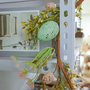 Pour <span class=keywords><strong>Amazon</strong></span> Pâques Simulation <span class=keywords><strong>Oeuf</strong></span> Rotin Vert Herbe Artificielle Plante pour Décoration Intérieure Tenture Arrangement De Vacances - Product Image 4