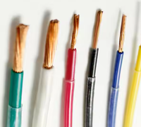 CE THWN THHN Cable eléctrico trenzado AWG 4 6 8 10 12 14 Cable eléctrico de cobre trenzado para construcción
