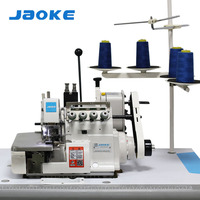 Machine à coudre surjeteuse JKOKE JK-700-PL avec tireur arrière - Moteur haute vitesse, construction en fer/plastique pour usine de fabrication et usage domestique