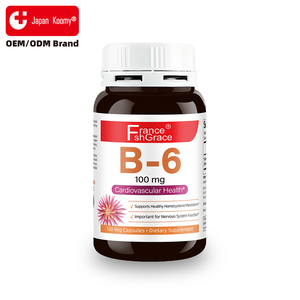 Suplemento de Vitamina B-6 Shecome Personalizado 100 mg, Apoya la Salud Cardiovascular para Adultos, Cápsulas de Vitamina B-6 - Product Image 4