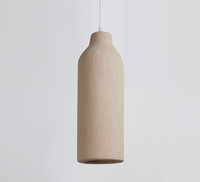 Lustre nordique simple en ciment éclairage de cuisine minimaliste moderne suspendu wabi sabi lampes suspendues lumière pour chambre d'enfants à manger