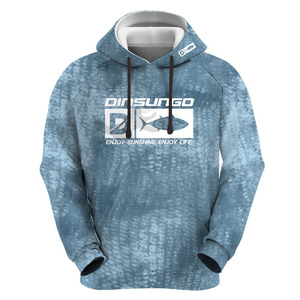 <span class=keywords><strong>Pull</strong></span> de pêche personnalisé pour l'hiver, imprimé, chaud, respirant, à manches longues, en polaire polaire, avec capuche - Product Image 4