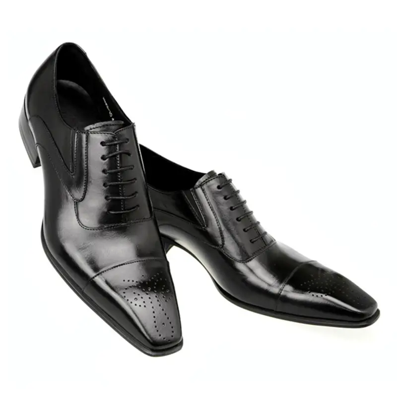 Sapatos sociais masculinos de couro luxuosos de alta qualidade, moda de luxo, sapatos de noiva para casamento, sapatos formais estilo Oxford