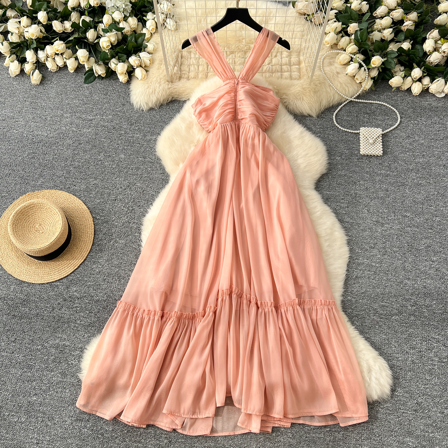 white christmas dresses Shop Lilac Chiffon Floral Peplum Set online for women – Astha Narang