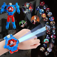 Figurine d'action lumineuse Obu Transfiguration Projection Anime Cartoon en ABS pour enfants, jouet de collection pour garçons et filles