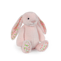 Haute Qualité Personnalisé En Gros Lapin De Pâques En Peluche Jouet 31cm-Nouveau Lapin Doux Réaliste avec Oreilles Florales Poupée En Peluche