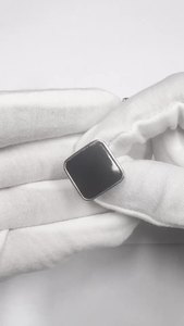 Pháp Áo Sơ Mi Khuy măng sét cho nam giới vuông men tráng thép không gỉ pha lê chính đồng Phụ kiện thiết lập cho quần áo trang trí - Product Image 2